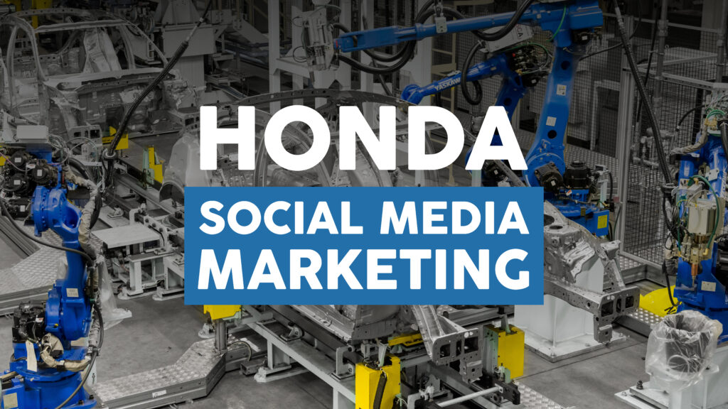 Honda Social Media Marketing Grid