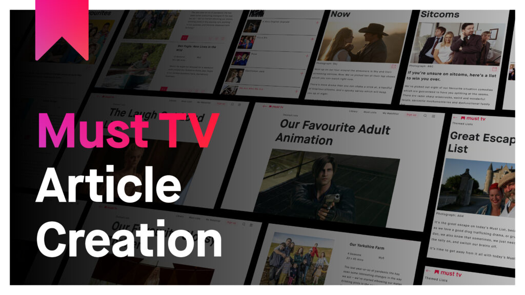 Must TV Article Creation Grid Image