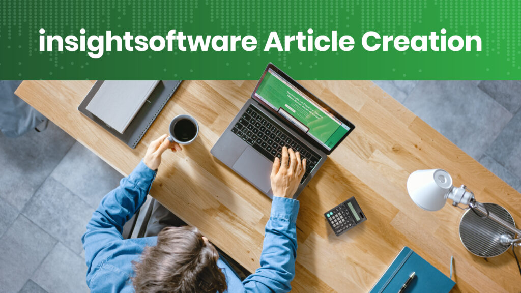 insightsoftware Article Creation Grid